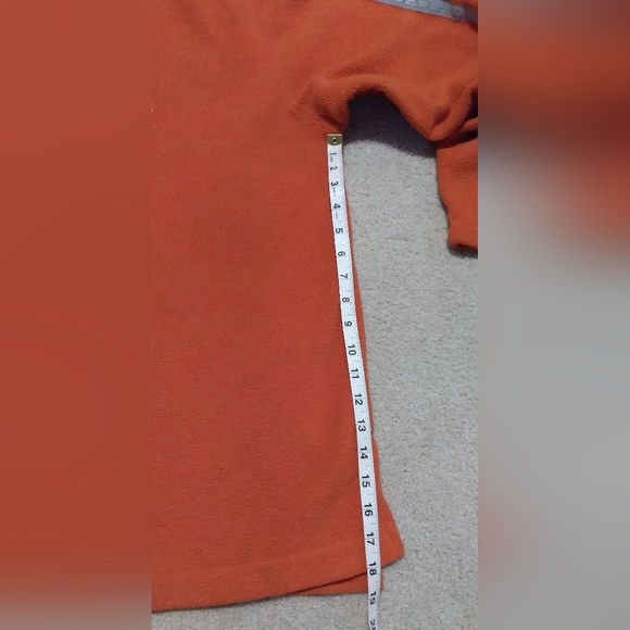 Aeropostale Aero-tec Fleece Men’s Sweatshirt Size L Orange Pullover - Picture 8 of 10